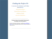 Tablet Screenshot of perfectfit.org